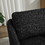 31.5"W Swivel Accent Chair and Comfy Round Accent Single Sofa Chair, 360 Degree Club Chair, Lounge Armchair for Living Room,Bedroom.Nursery.Black-Gray Chenille W1852P204919