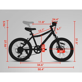 S20101 Kids Bicycle 20 inch Kids Montain Bike Gear Shimano 7 Speed Bike for Boys and Girls W1856115521