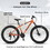 S26109 Elecony 26 inch Fat Tire Bike Adult/Youth Full Shimano 21 Speed Mountain Bike, Dual Disc Brake, High-Carbon Steel Frame, Front Suspension, Urban Commuter City Bicycle, W1856121710