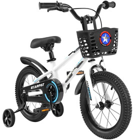 Kids Bike 14 inch for Boys & Girls with Training Wheels, Freestyle Kids' Bicycle with Bell,Basket and fender. P-W1856142486