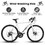 A28315-WHITE Mountain Bike, Suspension Fork, Steel Frame Disc-Brake for Men Women Mens Bicycle Adlut Bik W1856P197234