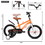 A14114 Kids Bike 14 inch for Boys & Girls with Training Wheels, Freestyle Kids' Bicycle with fender. W1856P206236