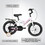 A14115 Kids Bike 14 inch for Boys & Girls with Training Wheels, Freestyle Kids' Bicycle with fender and carrier. W1856P206248