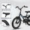 A16115 Kids Bike 16 inch for Boys & Girls with Training Wheels, Freestyle Kids' Bicycle with fender and carrier. W1856P206252