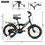 A16115 Kids Bike 16 inch for Boys & Girls with Training Wheels, Freestyle Kids' Bicycle with fender and carrier. W1856P206252