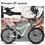 A26309 26 inch Mountain Bike,Full-Suspension 21 Speeds Drivetrain with Disc-Brake MTB Bicycle, 26*4" Fat tire Bike for Men or Women. W1856P207733