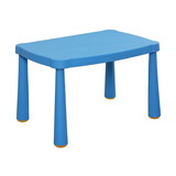 Kids Table,Plastic Children Activity Rectangular Table for School,Home,Play,Reading Dining,Kindergarten(Enlarge Size) W1859113381