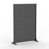 Metal Privacy Screen, Freestanding Outdoor Indoor Divider, Decorative Privacy Screen Panels for Balcony Patio Garden, Rhombus-Shaped W1859P145842