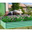 8x4x1 ft Galvanized Raised Garden Bed, Outdoor Planter Garden Boxes Large Metal Planter Box for Gardening Vegetables Fruits Flowers,Green W1859P197954