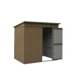 Outdoor Storage Shed 6x4 FT, Metal Tool Sheds Storage House with Lockable Double Door, Large Bike Shed Waterproof for Garden, Backyard, Lawn W1859S00066