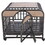 32in Heavy Duty Dog Crate, Furniture Style Dog Crate with Removable Trays and Wheels for High Anxiety Dogs W1863125108
