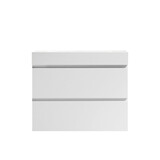 Alice-30W-201, Wall mount cabinet WITHOUT basin, white color, with two drawers W1865107114