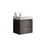 Alice 24" Walnut Bathroom Vanity with Sink, Large Storage Wall Mounted Floating Bathroom Vanity for Modern Bathroom, One-Piece White Sink Basin without Drain and Faucet W1865S00016