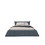 King Size Upholstered Platform Bed with Special Shaped Velvet Headboard, Metal & Solid Wood Frame, Grey W1885S00011