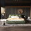 W1885S00018 Green+Solid Wood+Box Spring Not Required+Queen+Wood