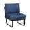 W1889P156723 Navy Blue+Metal+Yes+Complete Patio Set+Rust Resistant Frame