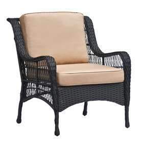 Outdoor Garden Chair,Hand-woven Rattan Lounge Chair W1889P163567