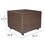 Outdoor Patio Wicker Large Storage Container Deck Box Made of Antirust Aluminum Frames and Resin Rattan W1889P196641