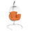 Hanging Egg Chair with Stand, Hammock Swing Chair with Hanging Kit,Orange W1889P202863