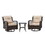 W1889S00002 khaki+PE Rattan+Iron+Waterproof Fabric+Yes+Complete Patio Set+Weather Resistant Frame