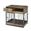 Furniture Dog Cage Crate with Double Doors,Rustic Brown,31.5"WX22.64"DX30.59"H W1903P151322