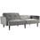 Modern 78" Convertible Double Folding Living Room Sofa Bed W1915S00002
