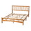 Queen Size Elegant Style Wooden Platform Bed Frame with Headboard,No Need Box Spring,Easy assembly W1917P170227