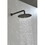 Matte Black Wall Mount 2-Way Valve Shower Faucet: 10" Rain Head Handheld Shower Set W1920128689