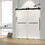 44-48 in. W x 76 in. H Frameless Soft-closing Shower Door, Double Sliding Shower Door, 5/16" (8mm) Clear Tempered Glass Shower Door with Explosion-Proof Film, Matte Black 24D213-48MB