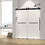 56-60 in. W x 76 in. H Frameless Soft-closing Shower Door, Double Sliding Shower Door, 5/16" (8mm) Clear Tempered Glass Shower Door with Explosion-Proof Film, Matte Black 24D213-60MB