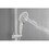 White 9.8" Rain Shower Head System with 4-Function Handheld Shower W1920P201294