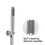 9.8" Rainfall and Handheld Shower Set with 2-Handle Temperature and Flow Control in Brushed Nickel W1920P202051