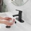 Matte Black Single Handle Low-Arc Bathroom Faucet W1920P203169