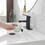 Matte Black Single Handle Low-Arc Bathroom Faucet W1920P203169