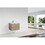 36" Wall Mounted Single Bathroom Vanity in Natural Wood W1920S00050