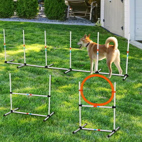 3PC Dog Agility Equipment Set, Obstacle Course Exercise for Dog W1922114876