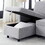 FX 78.8" Reversible Sleeper Combo Sofa with Pullout Bed, Comfortable Linen L-Shaped Combo Sofa Sofa Bed, Living Room Furniture Sets for Tight Spaces W1926S00005