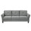 Fashionable living room sofa for 3 people, gray fabric W1927113300