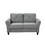 Fashionable living room sofa double seat, gray fabric W1927113301