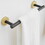 5-Pieces Brushed Nickel Gold Bathroom Accessories Set, Stainless Steel Bathroom Hardware Set, Bath Towel Bar Set, Towel Racks for Bathroom Wall Mounted. W1932P156143