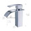 Chrome Bathroom Faucet,Faucet for Bathroom Sink, Single Hole Bathroom Faucet Modern Single Handle Vanity Basin Faucet W1932P156231