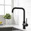 Kitchen Faucet Single Handle 1 Hole Kitchen Sink Faucets W1932P171824