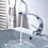 Chrome Bathroom Faucet, Faucet for Bathroom Sink, Single Hole Bathroom Faucet Modern Single Handle Vanity Basin Faucet W1932P172285
