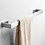 Bathroom Towel Bar, 24 inch Towel Racks for Bathroom Wall Mounted, Heavy Duty Hand Towel Holder Organizer, Modern Home Decor Towel Rod, Matte Black Single Bar W1932P172312