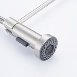 Commercial Kitchen Faucet with Pull Down Sprayer, Single Handle Single Lever Kitchen Sink Faucet W1932P172328