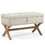 35 inch Storage Ottoman, Button-Tufted Ottoman Linen Storage Bench, Ottoman with Storage W1955121377