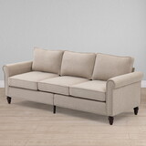 70 inch 3 Seater Loveseat Sofa, Mid Century Couches for Living Room, Button Tufted Sofa W1955121380