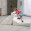 Folding Sofa Bed Couch Unfold for comfortable nap Modular Play Couch for Living Room The office Room Kids Playroom White color W1955P184280
