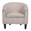 JST Accent Chair, Accent Arm Chair, Suit for Living Room Bedroom Small Spaces Apartment Office (Fabric Beige) W1958125497
