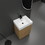 24" Bathroom Vanities with Single Sink Combo, Modern Undermount Bathroom Sink Cabinet with Double drawer, Freestanding Bathroom Sink Cabinet,Engineering wood W1972S00005